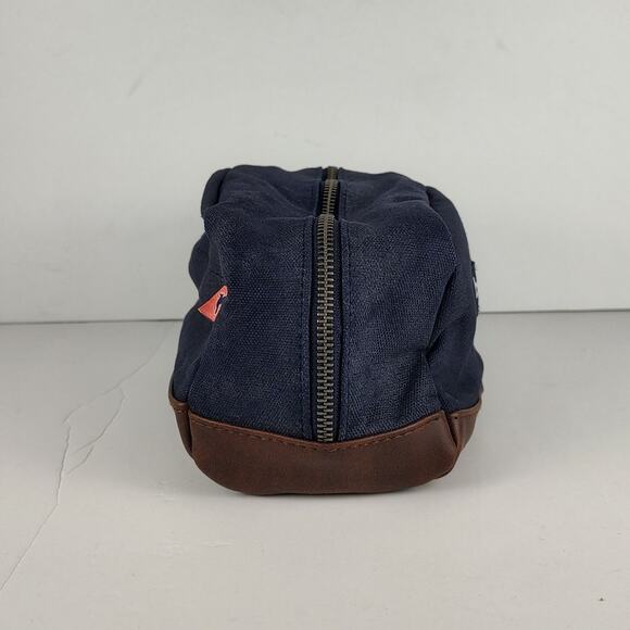 Bird dogs Athletics Dopp Bag Navy Blue Zipper Strap Toiletries Bag - Picture 4 of 10